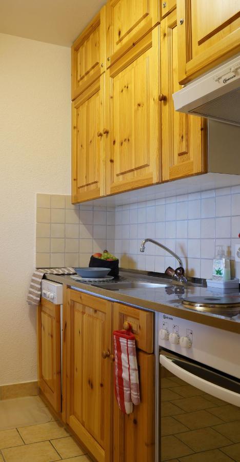 Zentrale Wohnung In St. Moritz Mit Grossem Balkon Exteriör bild